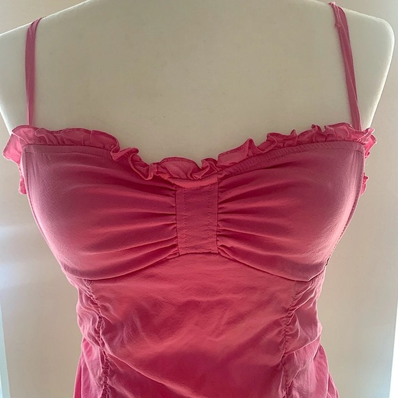 Nanette Lepore bustier in pink silk - Picture 2 of 5